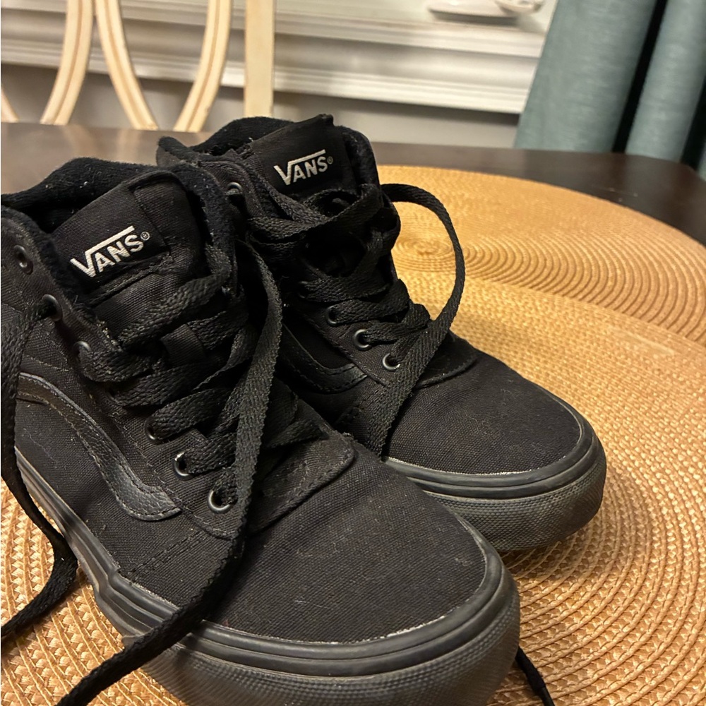 Vans Kids Classic Black Sneakers